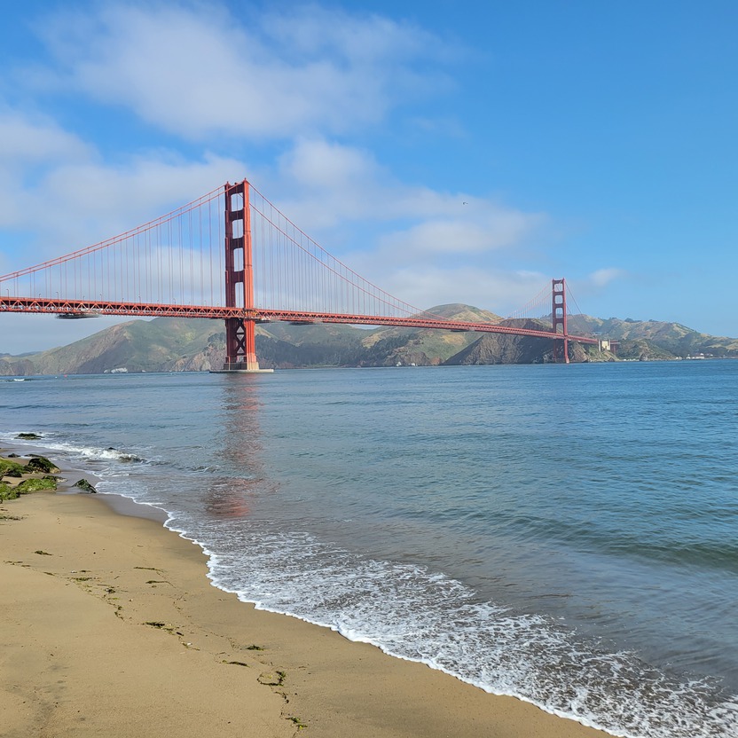 Walk the Golden Gate Bridge from the Fisherman’s Wharf